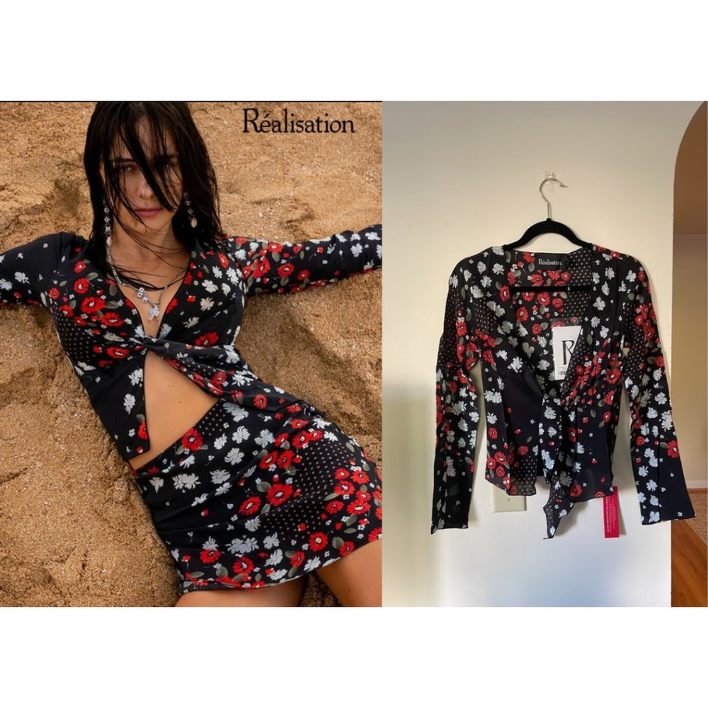 *NWT* Réalisation Par 'The Nicks' shirt in Hypnotic